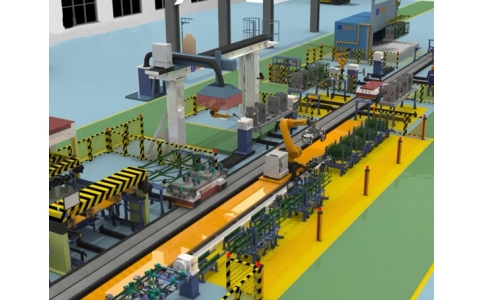 軍工智能焊接柔性化生產(chǎn)線(xiàn)